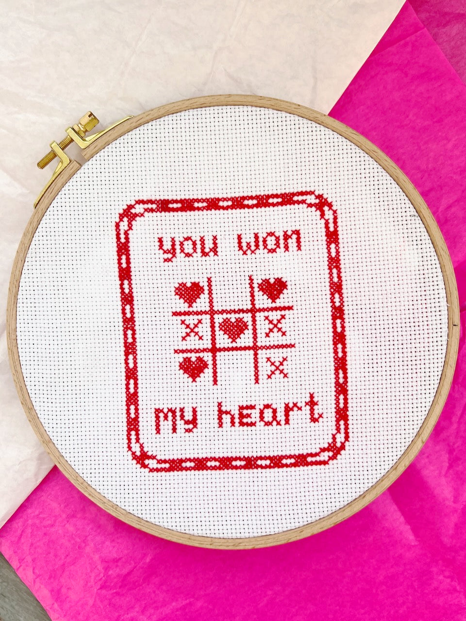 Game of love - cross stitch pattern