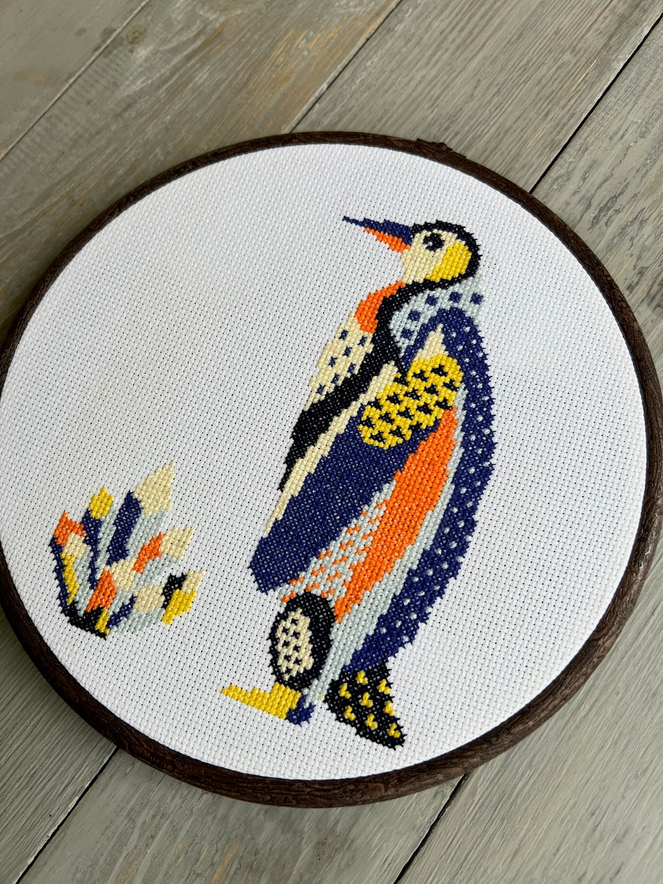 Penguin - cross stitch pattern