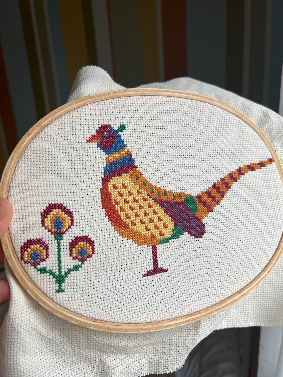 Pheasant - cross stitch pattern