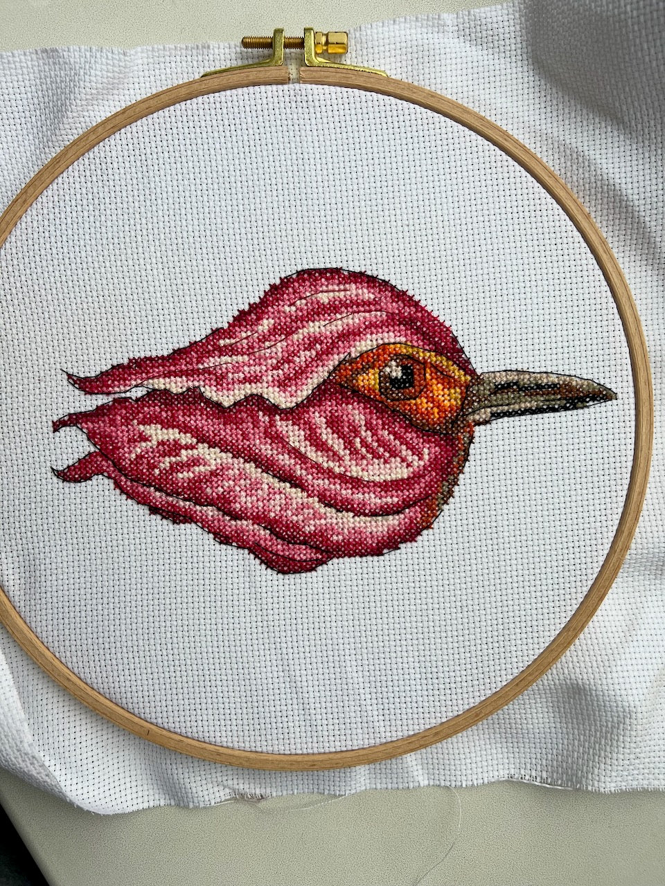 Tulip bird magic cross stitch pattern