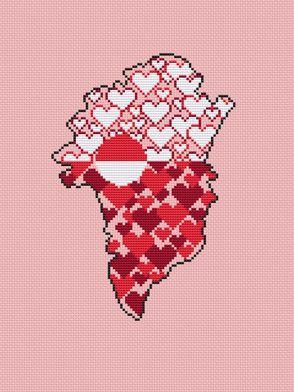 Greenland - cross stitch pattern