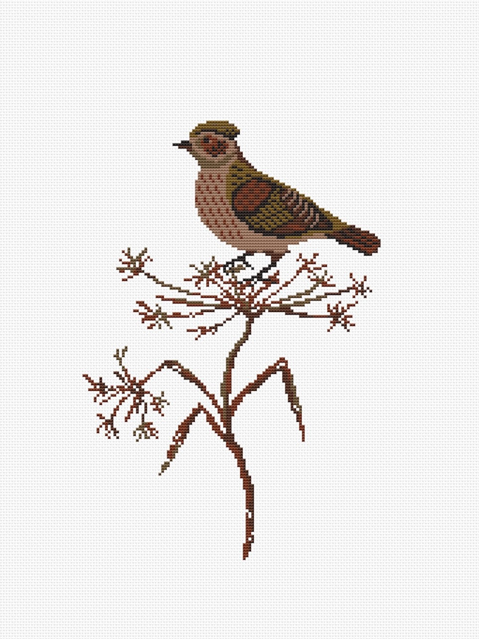 Lark - cross stitch pattern