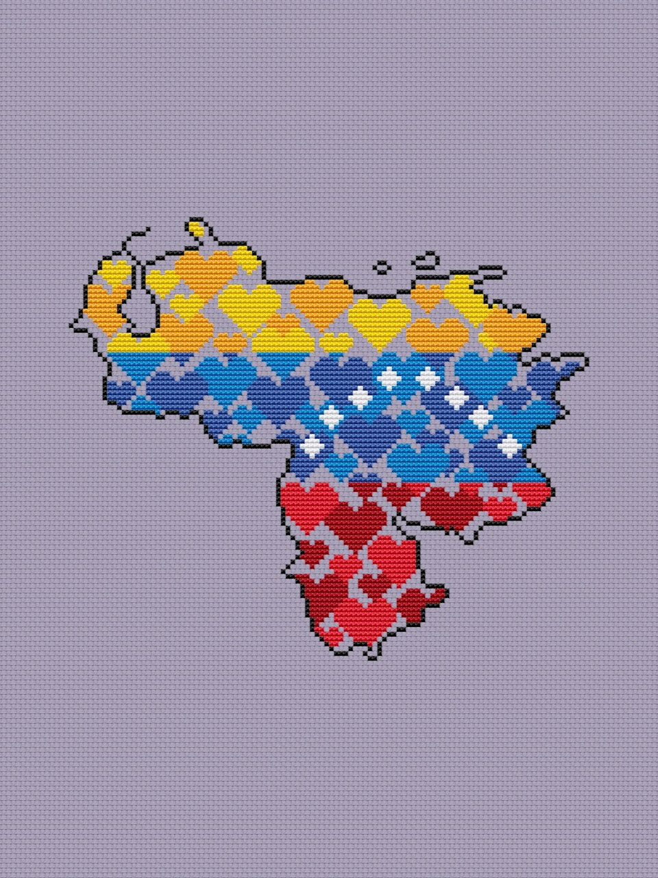 Venezuela - cross stitch pattern