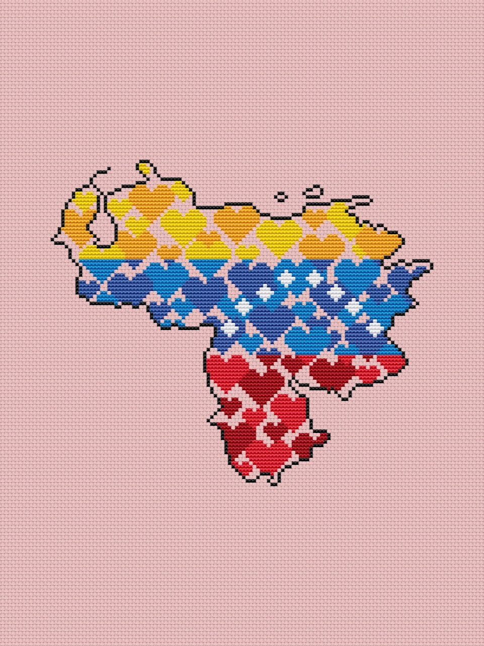 Venezuela - cross stitch pattern