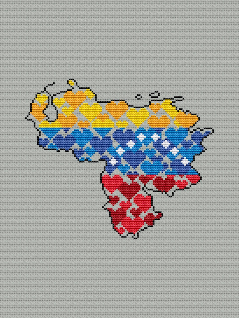 Venezuela - cross stitch pattern