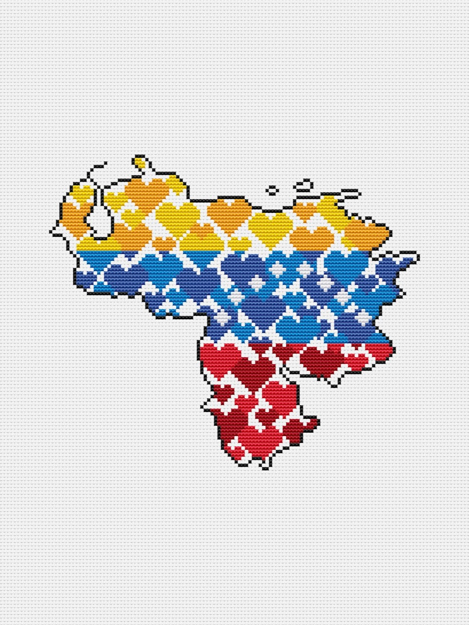 Venezuela - cross stitch pattern