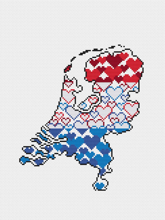 Netherlands cross stitch pattern