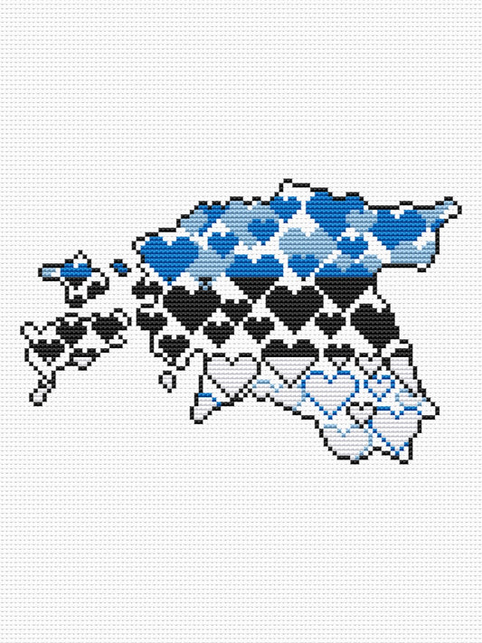Estonia cross stitch pattern