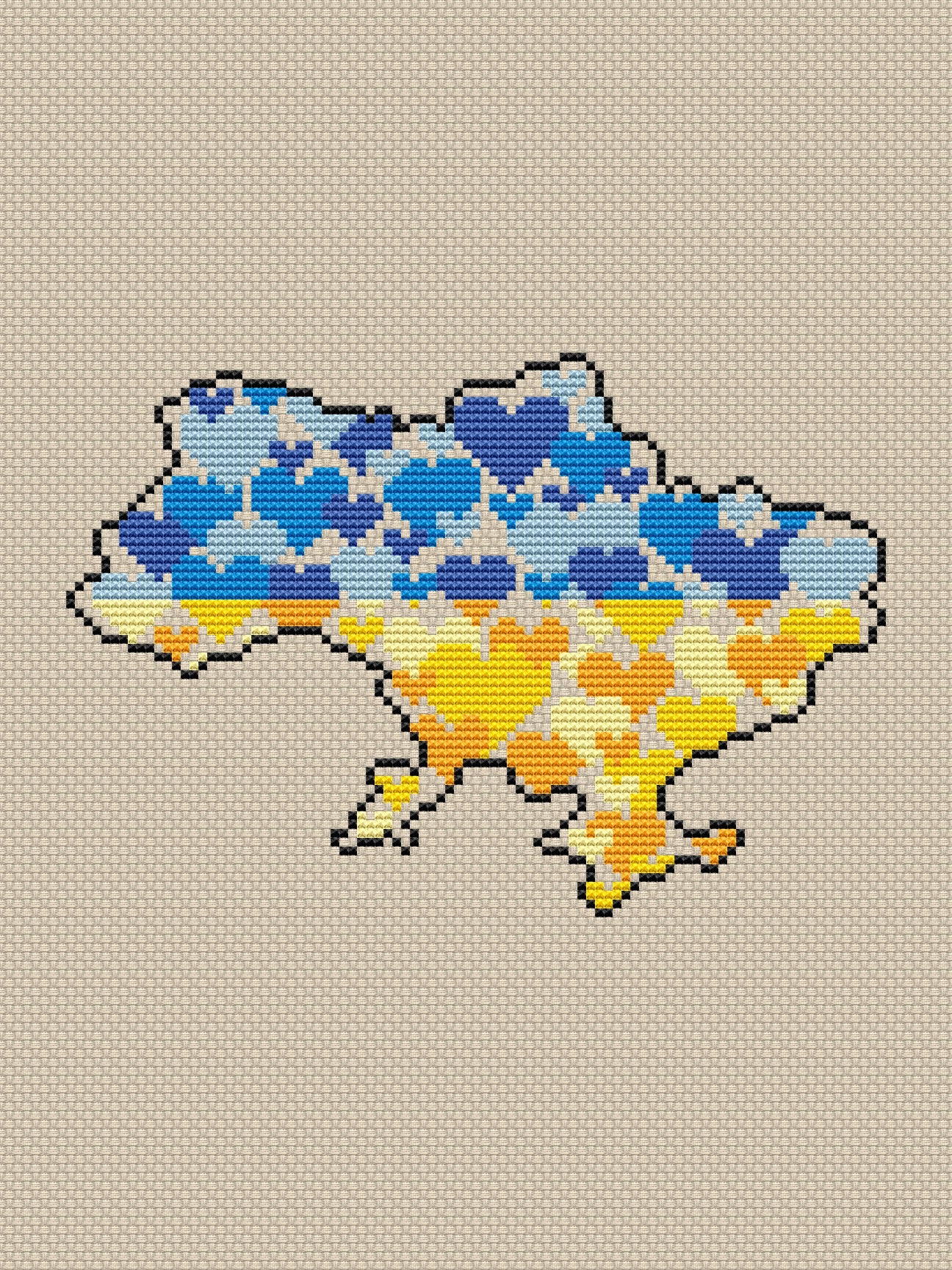 Ukraine cross stitch pattern free-2