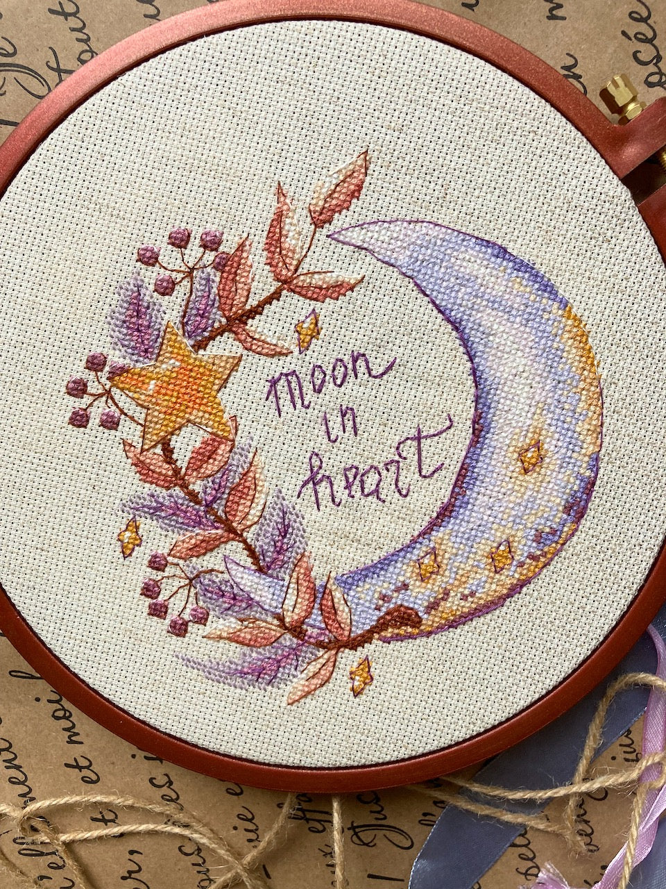 Magic moon cross stitch pattern-5